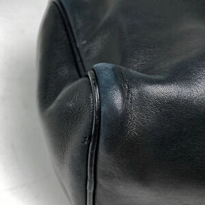 Prada Vitello Black Daino Leather Bag Duffle